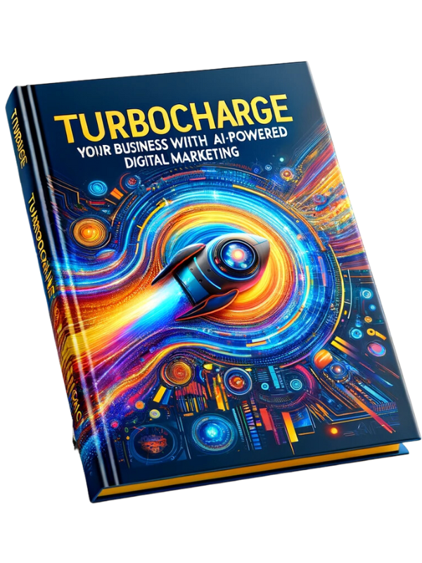 E-book cover: Turbocharge Your Business with AI-powered Digital Marketing